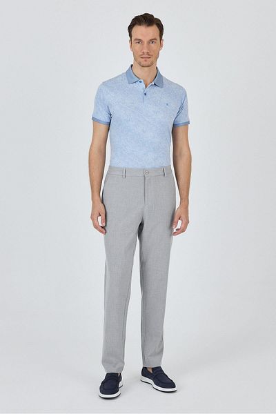İmza Gray Flexible Side Pocket Casual Standard Fit Jogger Pants 1003250119