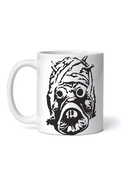 OEM Cană albă personalizată, Tusken Raider Mandalorian Star Wars, INOVATIX®. ...