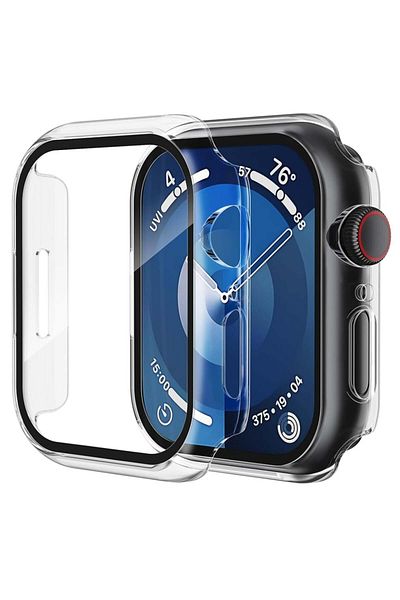 SKYDDAR INNOVATION 360° Ultra-Thin Anti-Shock Protective Case for Apple Watch 1 / 2 / 3 42mm, Full Screen - Transparent