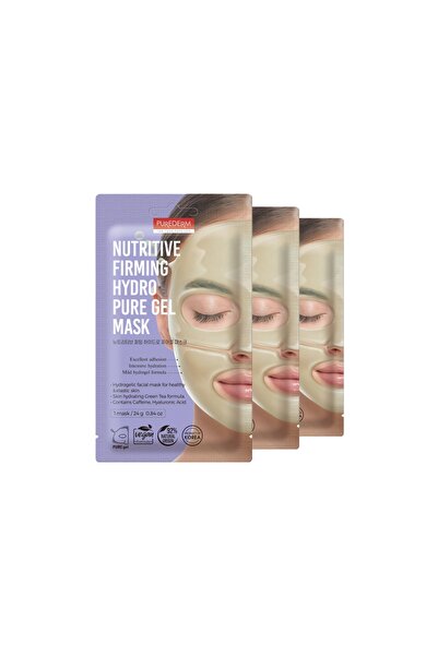 Purederm Nutritive Firming Hydro Pure Gel Mask 3'lü