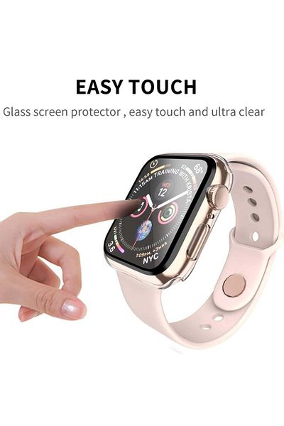 SKYDDAR INNOVATION 360° Ultra-Thin Anti-Shock Protective Case for Apple Watch 1 / 2 / 3 42mm, Full Screen - Transparent