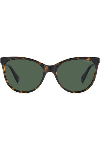 Polaroid Ochelari de soare polarizați pentru femei Polaroid PLD 4179/S 086/UC, Plastic, Havana, 55 mm