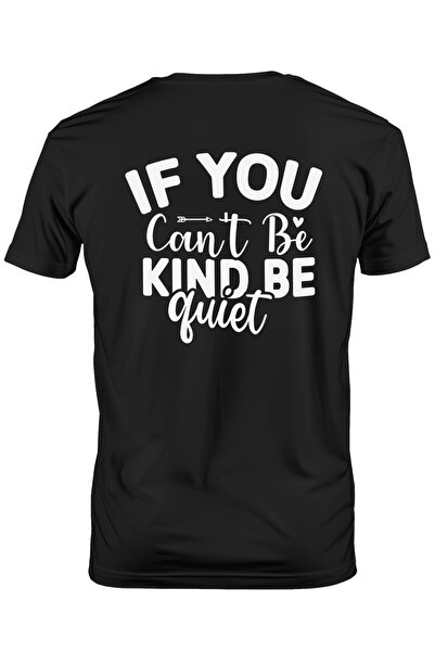 StoryGift Romania Tricou bărbătesc cu mesajul „dacă nu poți fi bun, taci” - I...
