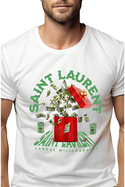 StoryGift Romania Tricou bărbătesc - Cadoul unui milionar cu imprimeu frontal...