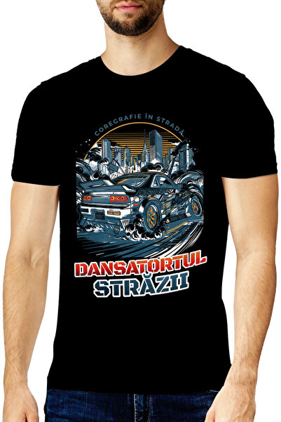 StoryGift Romania Tricou Barbati Dansatorul Strazii Coregarfie In Strada Cu I...