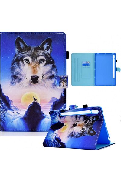 Vkooer Husă de protecție pentru Lenovo Tab P11 Pro 2nd 2022 Vkooer, piele PU/TPU, albastră, 11.2 inci
