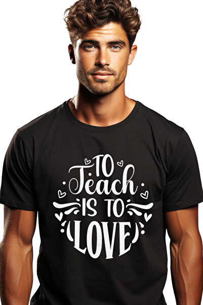 StoryGift Romania Tricou bărbătesc cu inimioare pentru un profesor iubitor și...