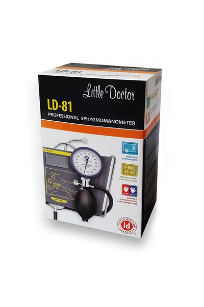 Little Doctor Little Doctor LD 81 mechanical blood pressure monitor, stethoscope included, large manometer