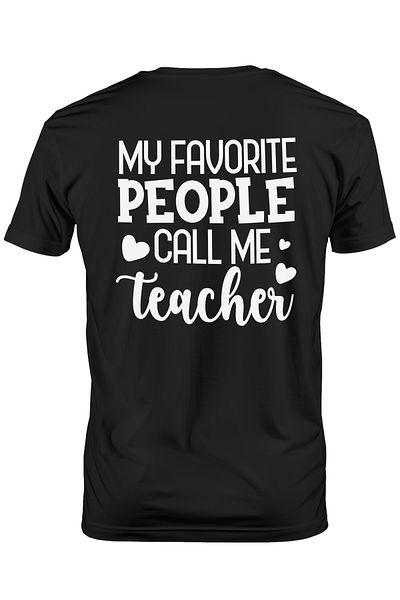 StoryGift Romania Men's T-shirt with hearts for a teacher who is proud that her favorite people call her that STG