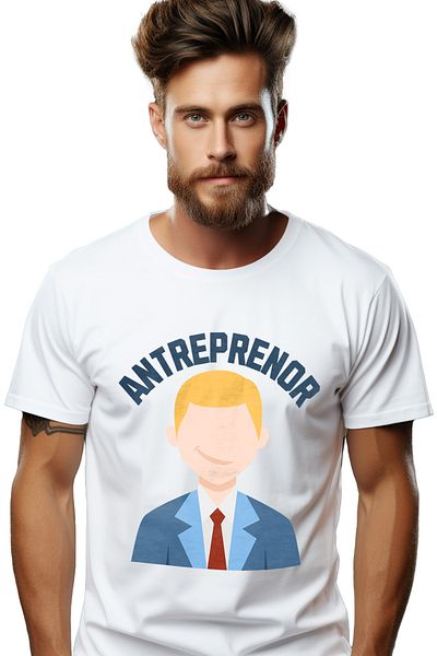 StoryGift Romania Men's T-Shirt Entrepreneur Boss Seo Ceo Business Lover With Print On The Front, 100% Cotton Stg