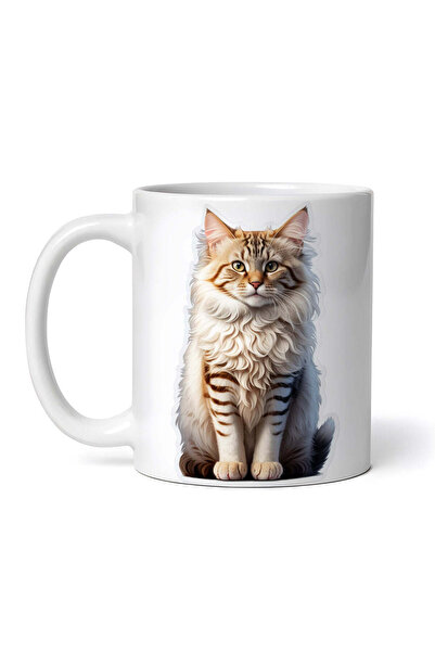 OEM Cană albă personalizată, Laperm Cat, INOVATIX®. 330ml