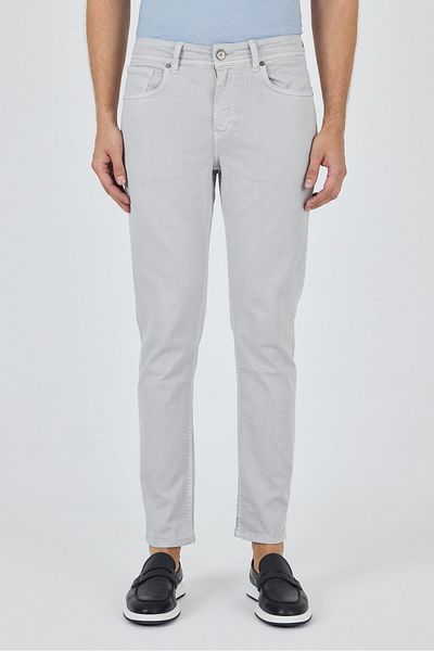 İmza Stone Color Cotton 5 Pocket Casual Slim Fit 5 Pocket Trousers 1003250318