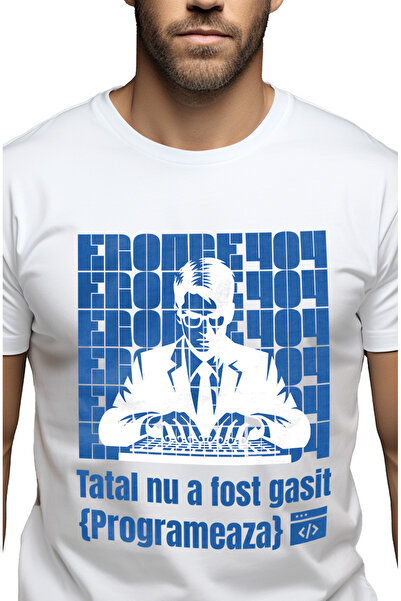 StoryGift Romania Tricou Barbati Tata-programator It Iubitorii De Calculatoar...