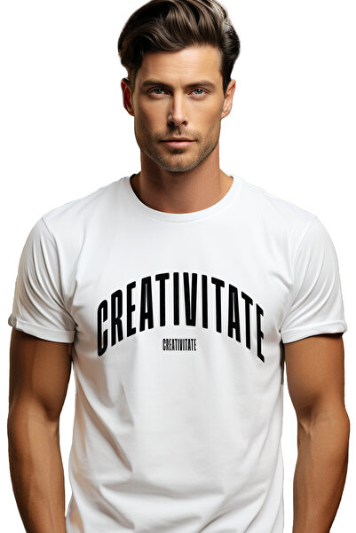 StoryGift Romania Tricou Barbati Cuvantul Creativitate, Motivational, Self He...