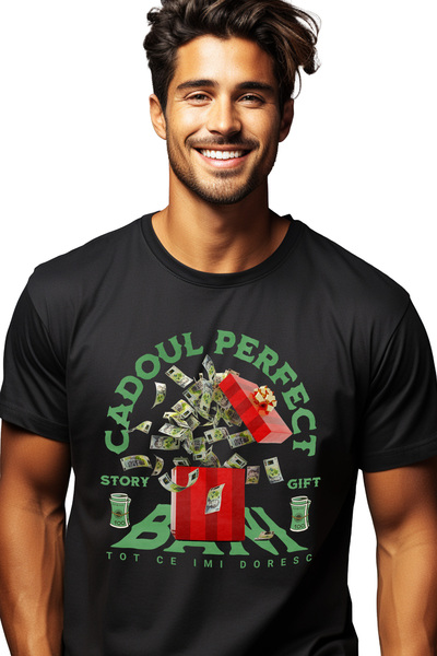 StoryGift Romania Tricou Barbati Cadoul Perfect Pentru Orice Eveniment - Bani...