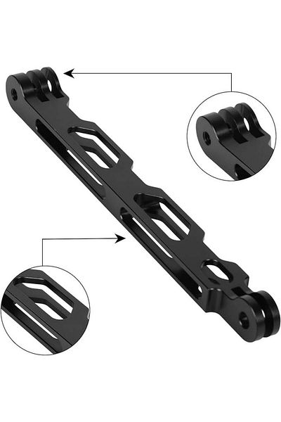 Sequpr Extension arm for GoPro Sequpr, aluminum alloy, black, 8.5x16.5 x 25 cm