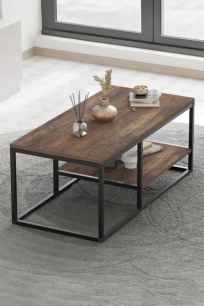 Bofigo Metal Coffee Table 2 Shelf Coffee Table Decorative Nisa Coffee Table Mars
