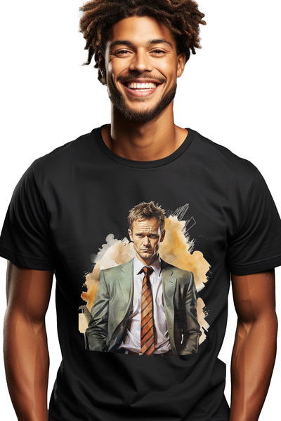 StoryGift Romania Tricou bărbătesc cu Barney Stinson, costum, personaj, seria...