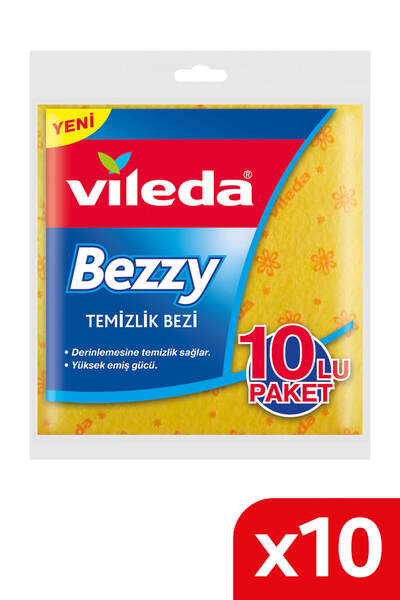 Vileda 10 Paket 10 Lu Bezzy Mutfak Bezi