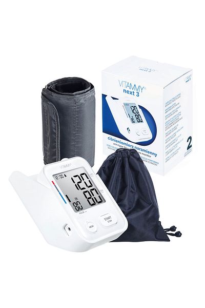 Vitammy Electronic upper arm blood pressure monitor VITAMMY Next 3, USB plug