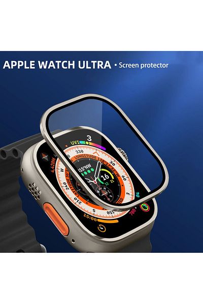 REDz Accessories Glass Screen Protector, Compatible with Apple Watch Ultra 49mm, Full size, Starlight