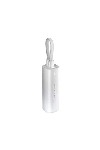 Vention External Battery, Vention, Type-C, Lightning, 20W, Light Indicator, Fast Charging, 5000mAh, Gray