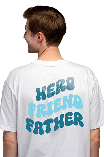 StoryGift Romania Tricou Barbati Cu Text In Engleza Hero Friend Father, Cel M...