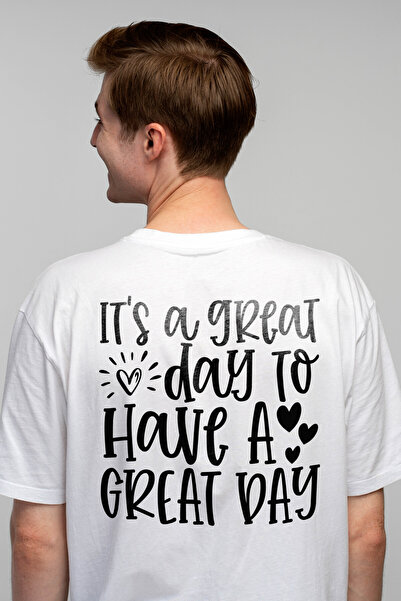 StoryGift Romania Tricou Barbati Cu Inimioare Pentru Cei Care Au O Zi Grozava...
