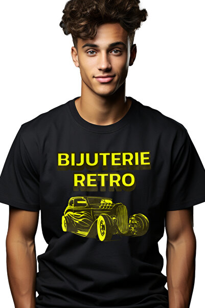 StoryGift Romania Tricou Barbati Bijuterie Retro Masina Clasica Vintige Istor...