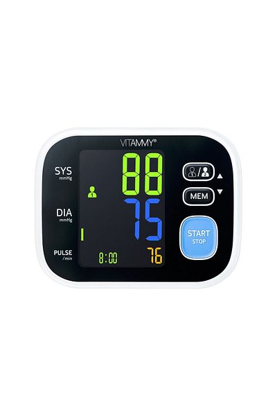 Vitammy Electronic arm blood pressure monitor Vitammy Smart 8, measurement during cuff inflation
