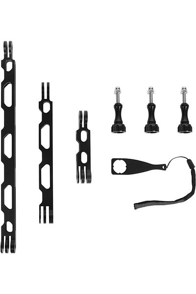 Sequpr Extension arm for GoPro Sequpr, aluminum alloy, black, 8.5x16.5 x 25 cm
