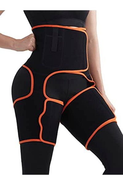 Dee-Trimmer Dee Trimmer 3 in 1 Active Wear Set for Body Shapewear Tummy Control Waist Trainer Leg Trainer Slimmi