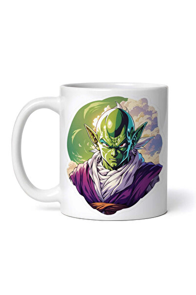OEM Cană albă personalizată, Piccolo Dragon Ball, INOVATIX®. 330 ml