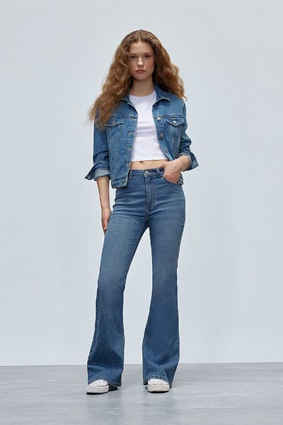 DeFacto Pantaloni de jeans cu talie înaltă Mia D6640AX25SP