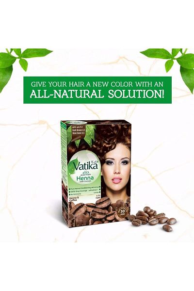 Vatika Vatika Henna Hair Dye Dark Brown - 4.5