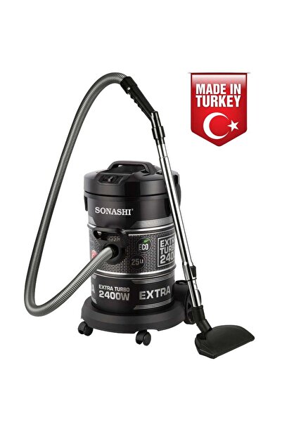 sonashi مكنسة كهربائية أسطوانية سعة 25 لترًا مع نظام ترشيح متعدد، سعة غبار كبيرة، شفط قوي، انبعاثات كربونية منخفضة للغاية