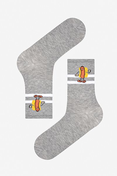 Penti Ανδρικές κάλτσες Hot Dog Black Socket