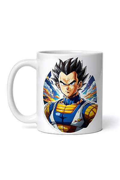 OEM Cană albă personalizată, personaj Dragon Ball Vegeta costumat, INOVATIX®....