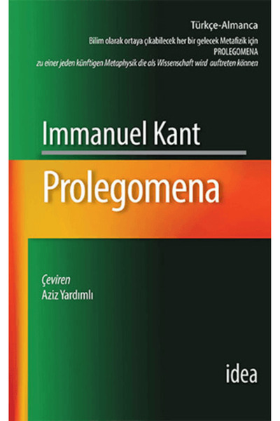 İdea Yayınevi Prolegomena
