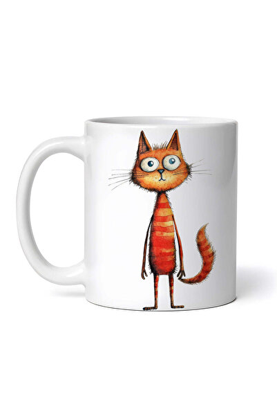 OEM Cană albă personalizată, pisică Aida, INOVATIX®. 330ml