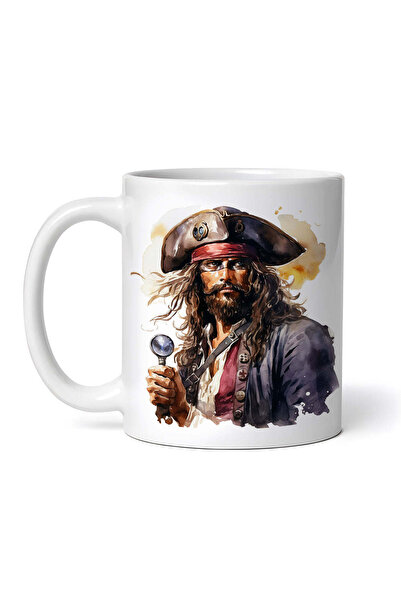 OEM Cană albă personalizată, Pirații din Caraibe, INOVATIX®. 330ml