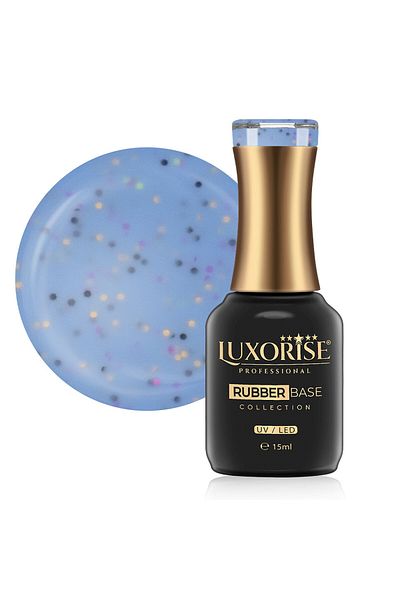 LUXORISE Colecția Eclat Rubber Base - Rainbow Sky 15ml