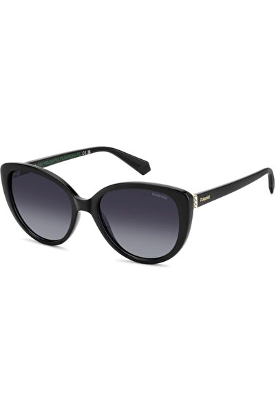 Polaroid Ochelari de soare polarizați pentru femei Pld 4176/s/x 807/wj, plastic, negru, 56 mm
