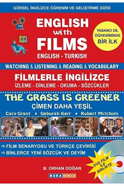 Bora Yayıncılık English with Films The Grass is Greener-Dvd Film ile Birlikte