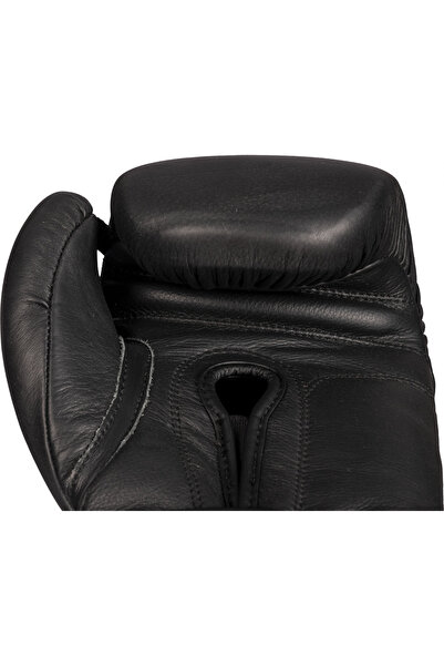 Top Ten Mănuși de box „black'n'black”, negre, 473 ml