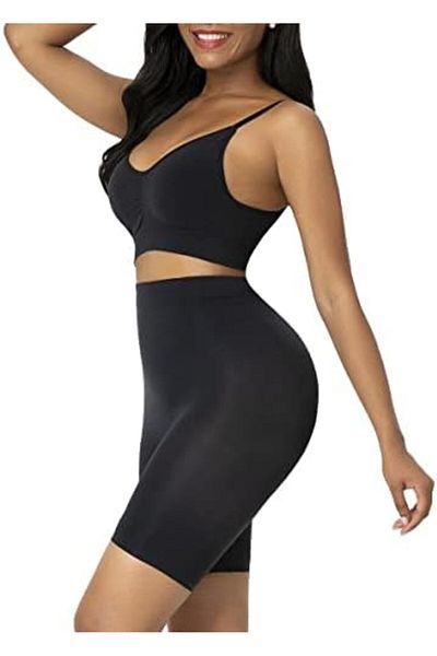 Dee-Trimmer Dee Trimmer Seamless Curve Creator Anti Slip Hip Shaper Shorts And Bra
