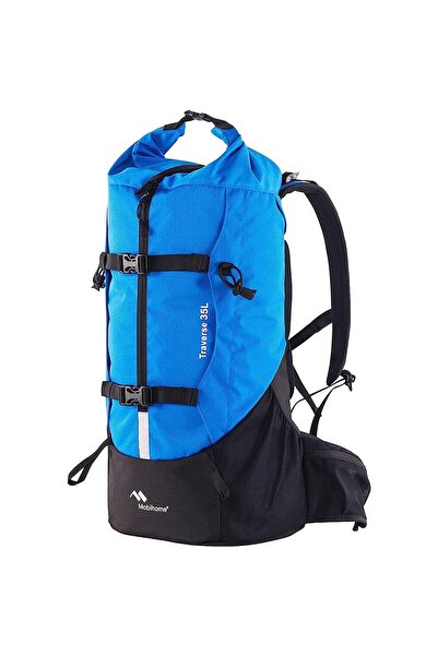 MobiHome Рюкзак для піших прогулянок 35 літрів, унісекс, синій, для активного відпочинку/кемпінгу - MBHK004