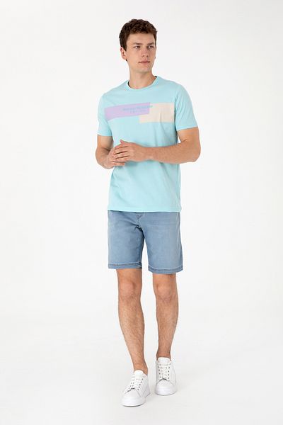 U.S. Polo Assn. شورت جينز أخضر للرجال 50301857-DN0030