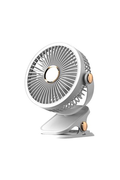 ET-LIFE 4 in 1 Multi-Functional Portable Rechargeable Clip Fan With Lamp, Table fan, Hanging Fan,Table Lamp