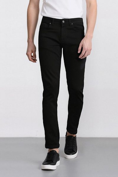 DeFacto Carlo Skinny Fit Extra Slim Fit Κανονική μέση Εξαιρετικά στενό πόδι Μαύρο τζιν παντελόνι R8763az24au